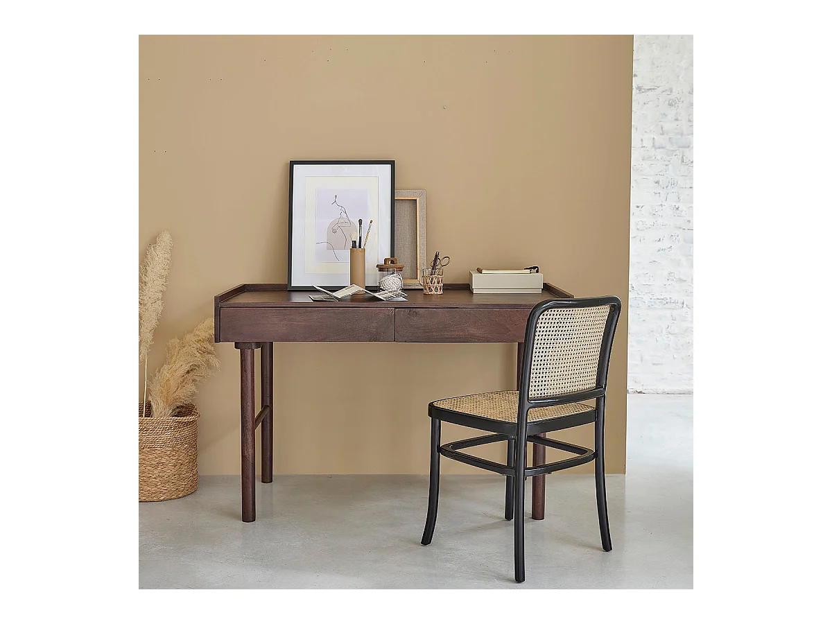 Bureau en manguier massif 125 cm