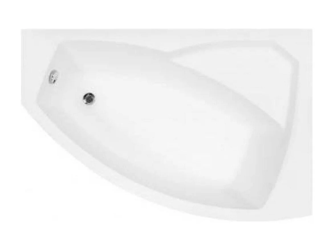 Baignoire d'angle droite RIMA 130-140-150-160-170 cm avec tablier - Dimensions: 160cm