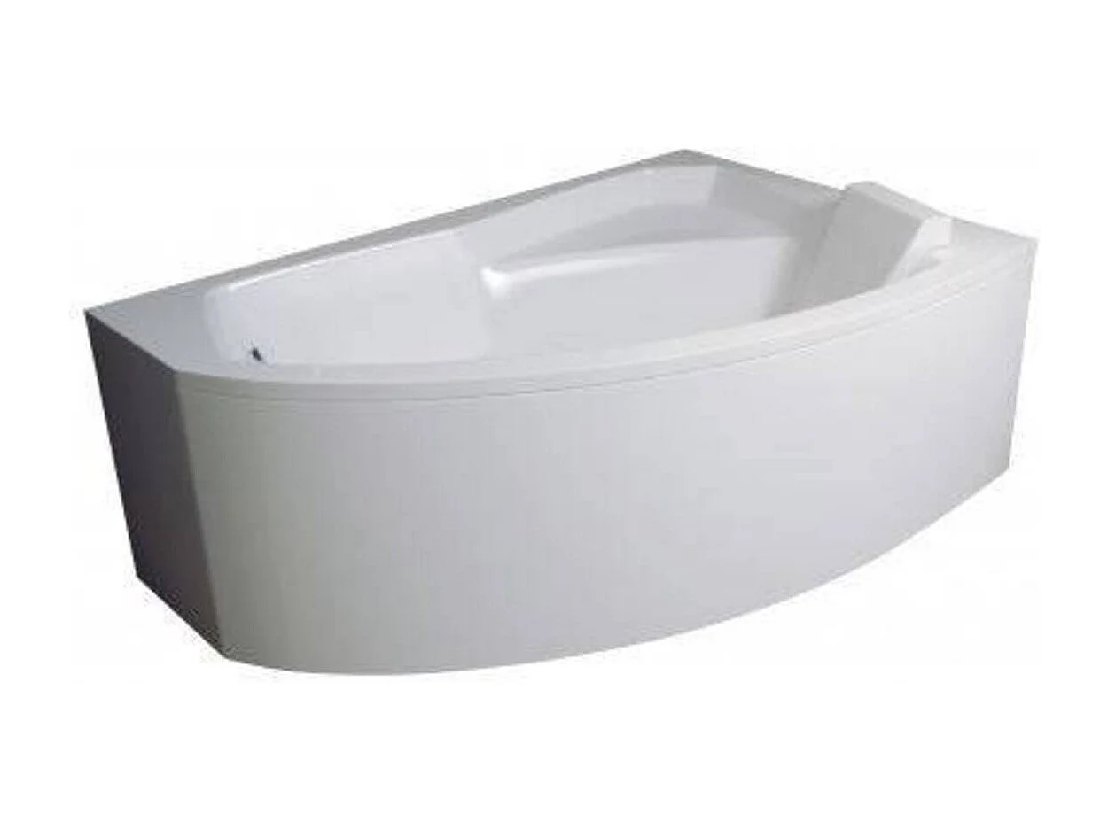 Baignoire d'angle droite RIMA 130-140-150-160-170 cm avec tablier - Dimensions: 160cm