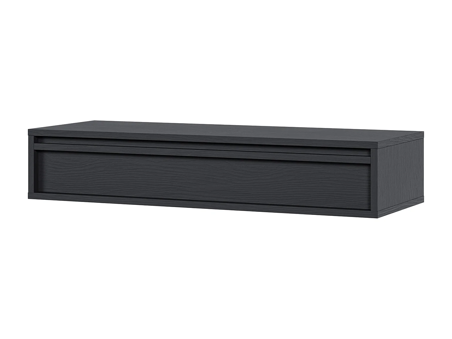 Mesa consola con cajón - Negro- 90 cm - EVO