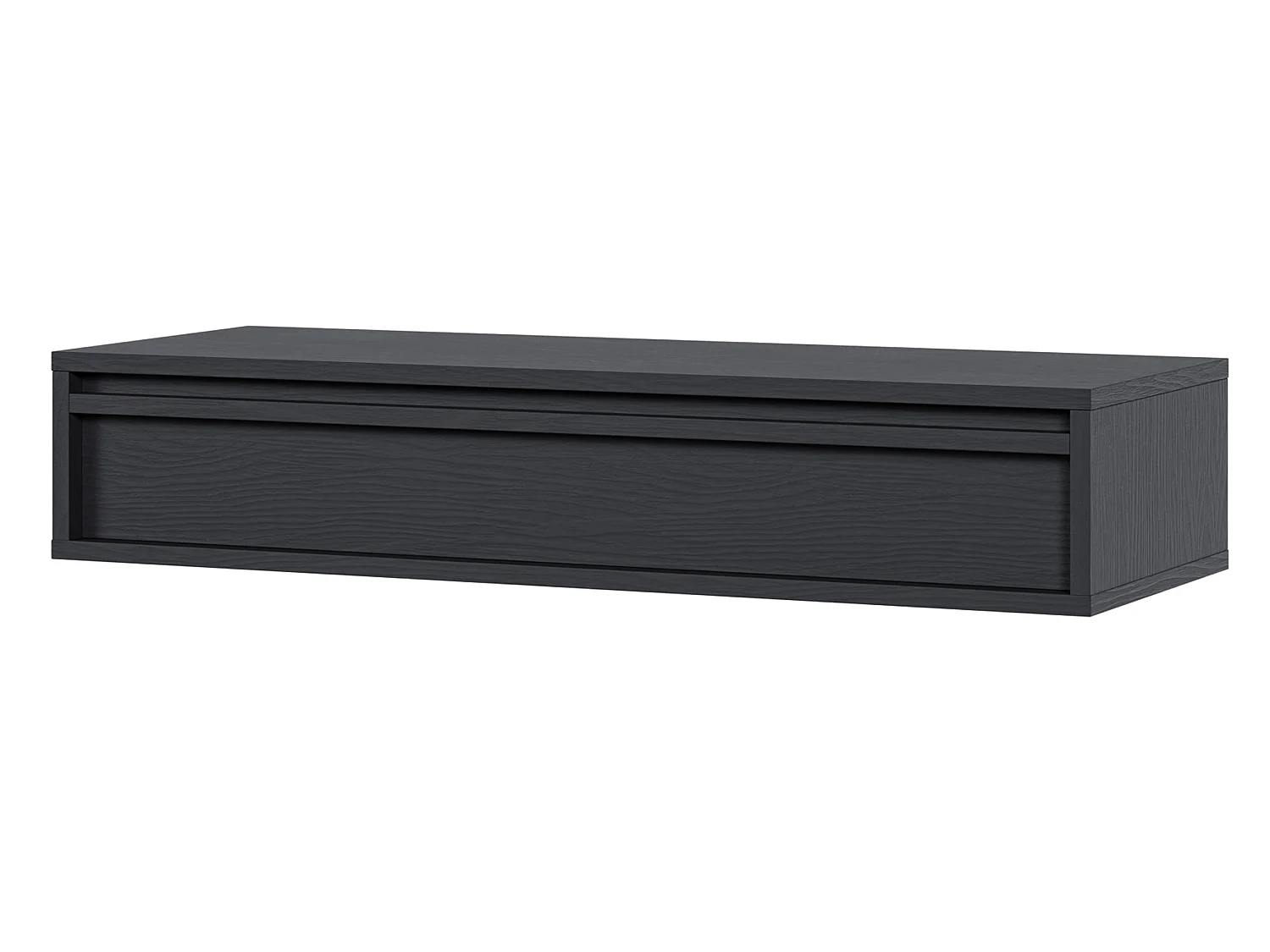 Mesa consola con cajón - Negro- 90 cm - EVO