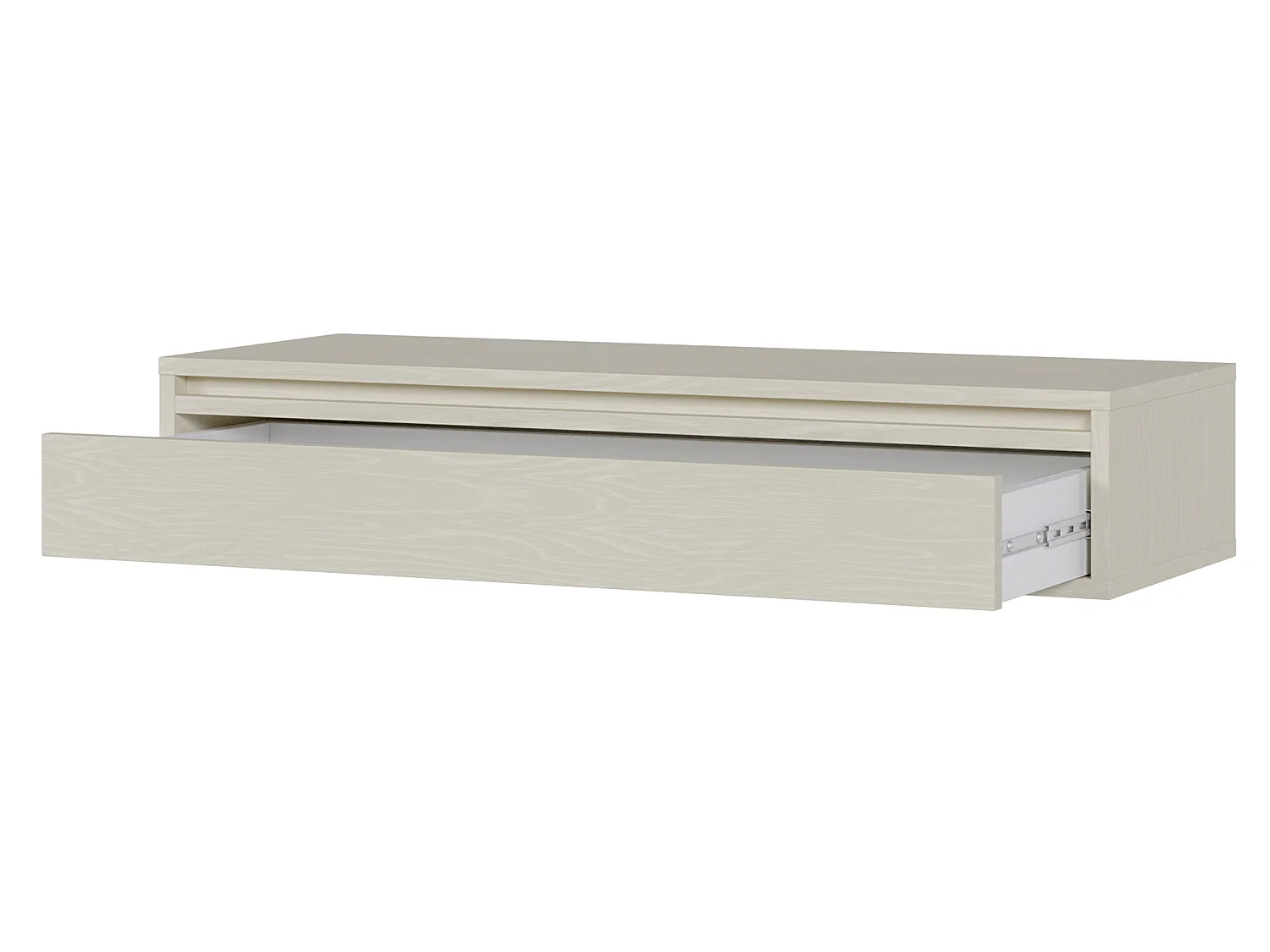 Mesa consola con cajón - Beige - 90 cm - EVO