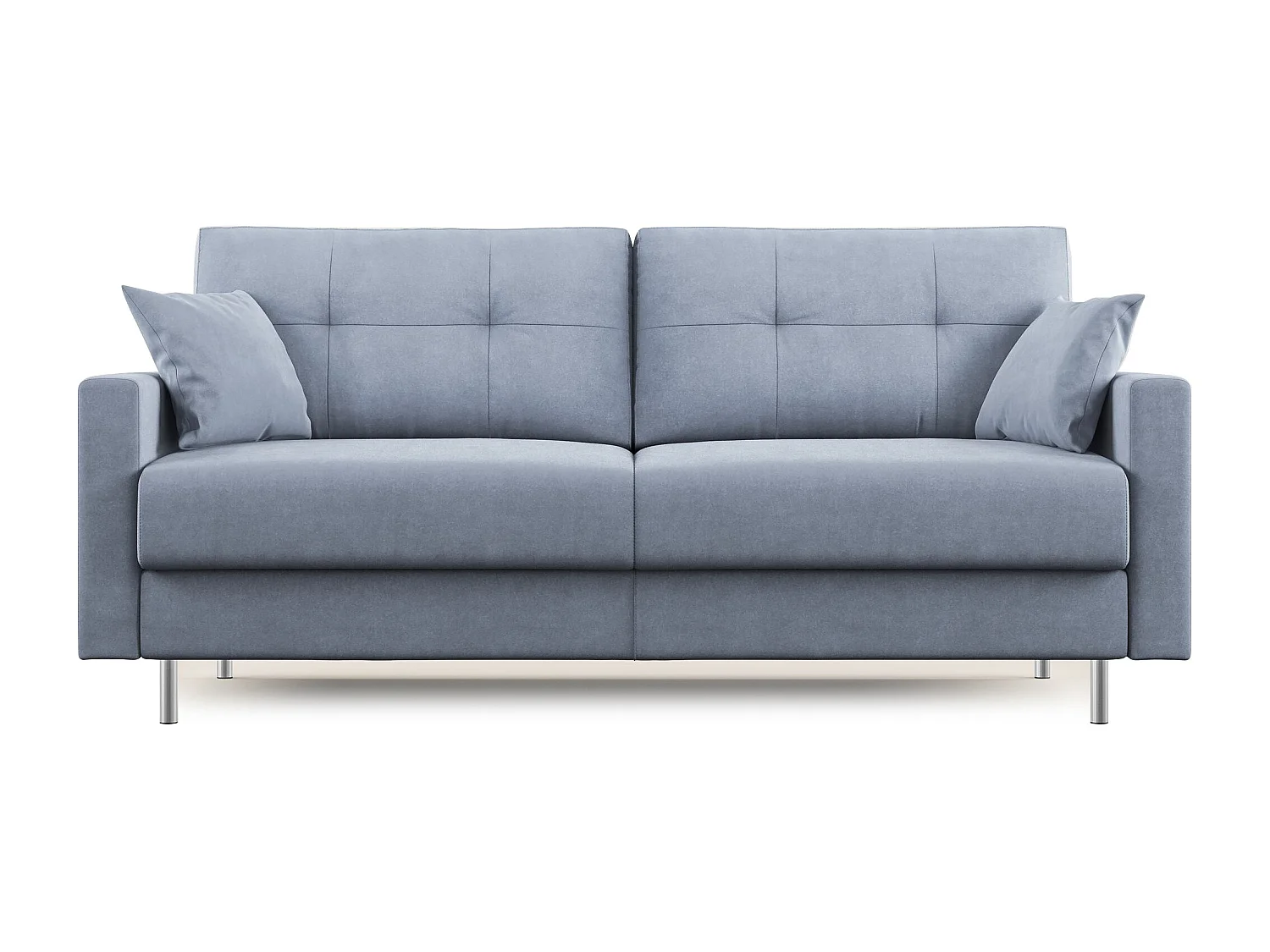 Megan Schlafsofa aus abwaschbarer Mikrofaser T11 188 cm (mat. 140x197) Baby Blau