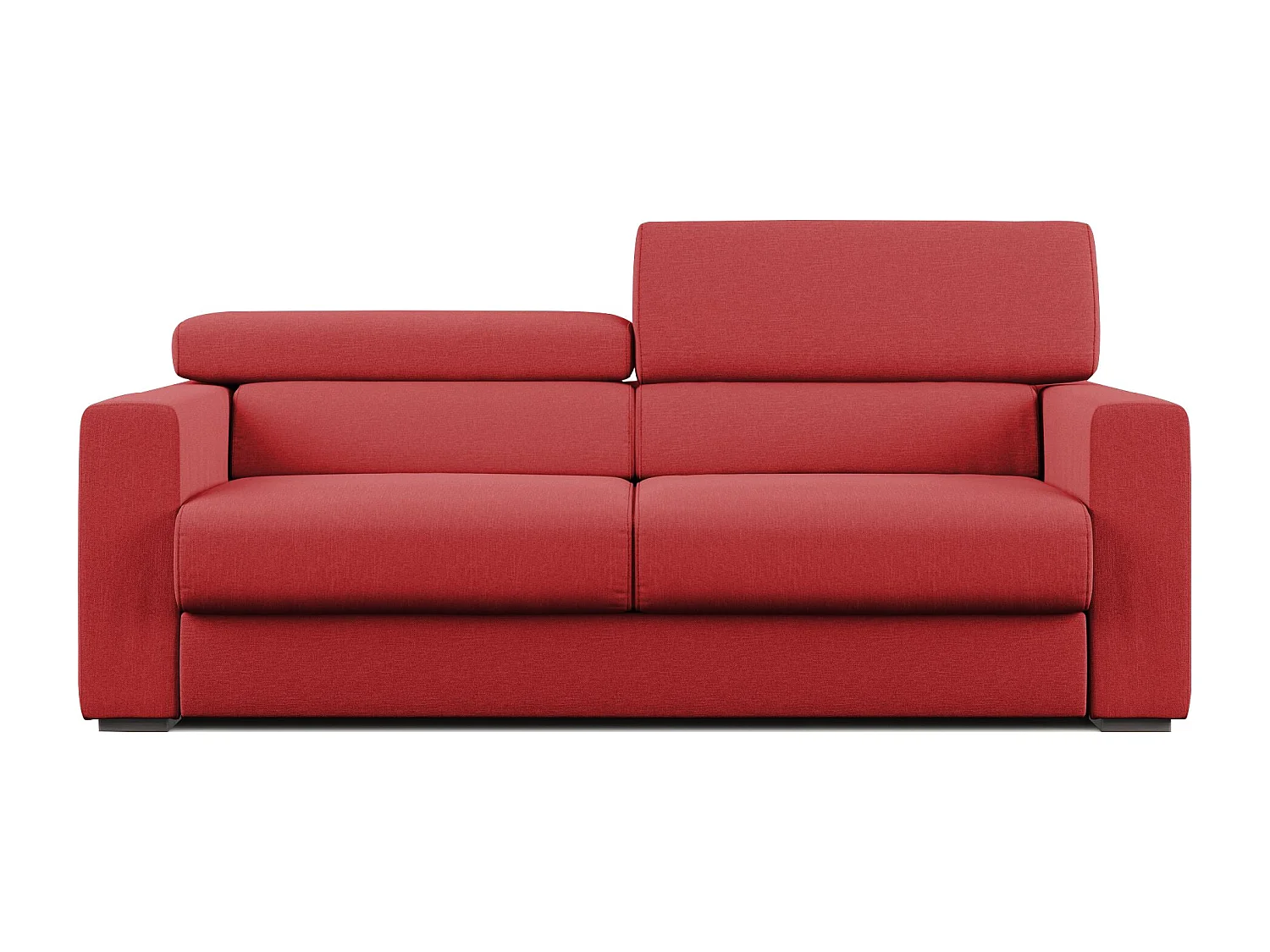 Dylan Sofa mit Bettkastenauszug aus wasserfestem, Baumwollartigem Stoff T13 188 cm rot