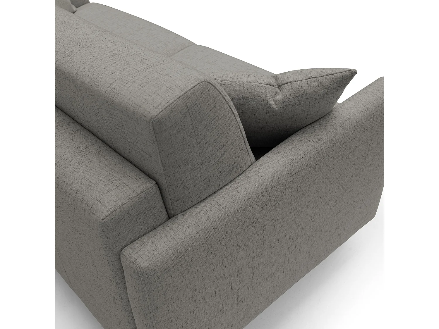 Edgar Schlafsofa aus wasserfestem felis Stoff T03 200 cm (mat. 160x197) taupe