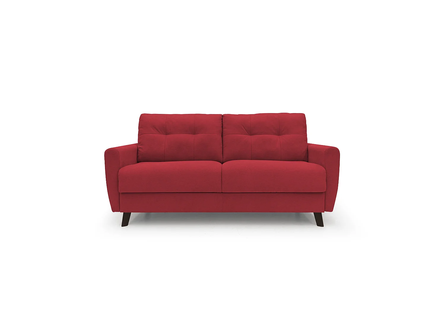 Callisto Sofá cama convertible de tela suave e impermeable 188 cm (mat. 140x197) Rojo
