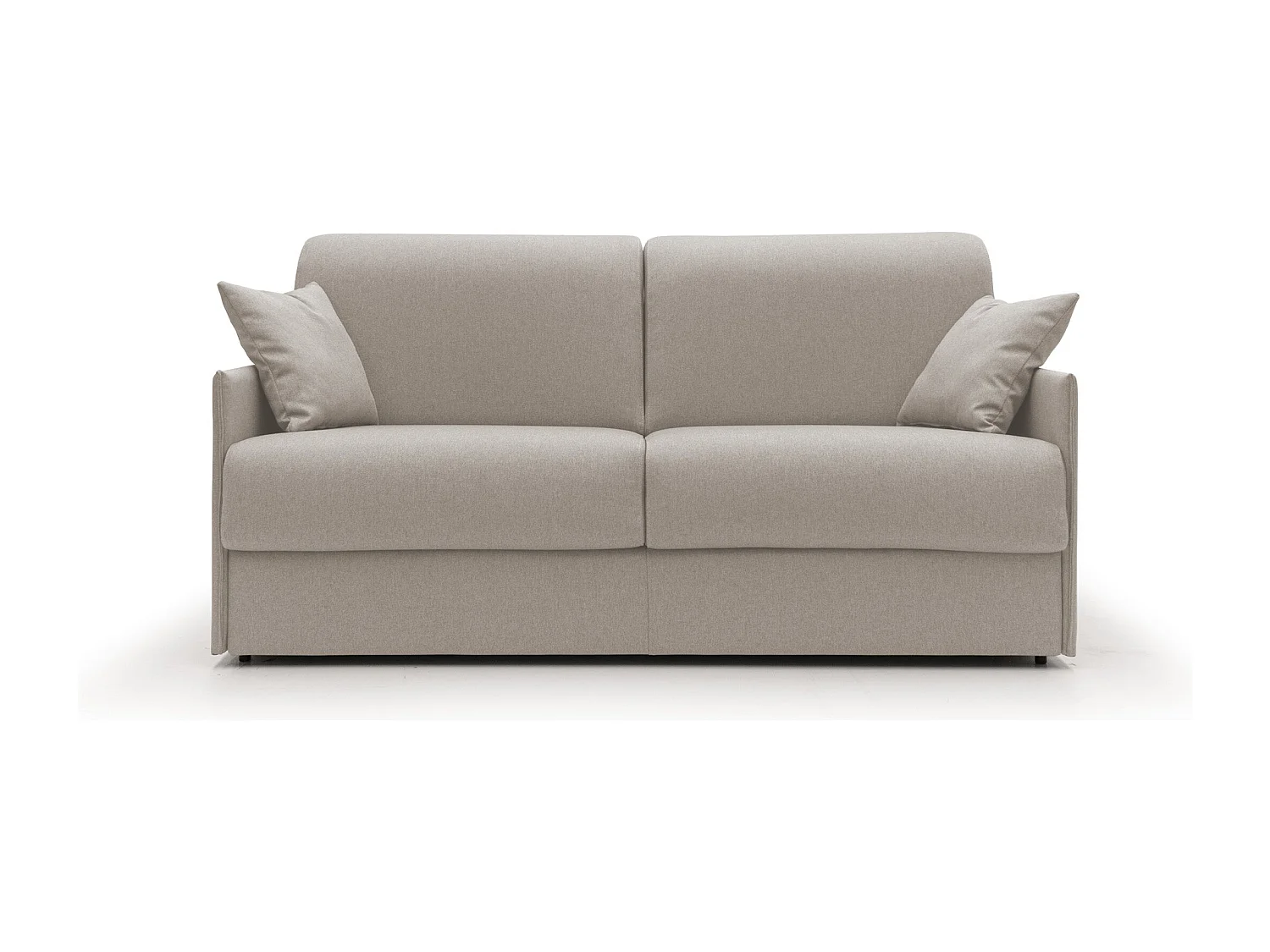 Evans Schlafsofa aus wasserfestem Stoff T13 169 cm (mat. 140x197)  creme