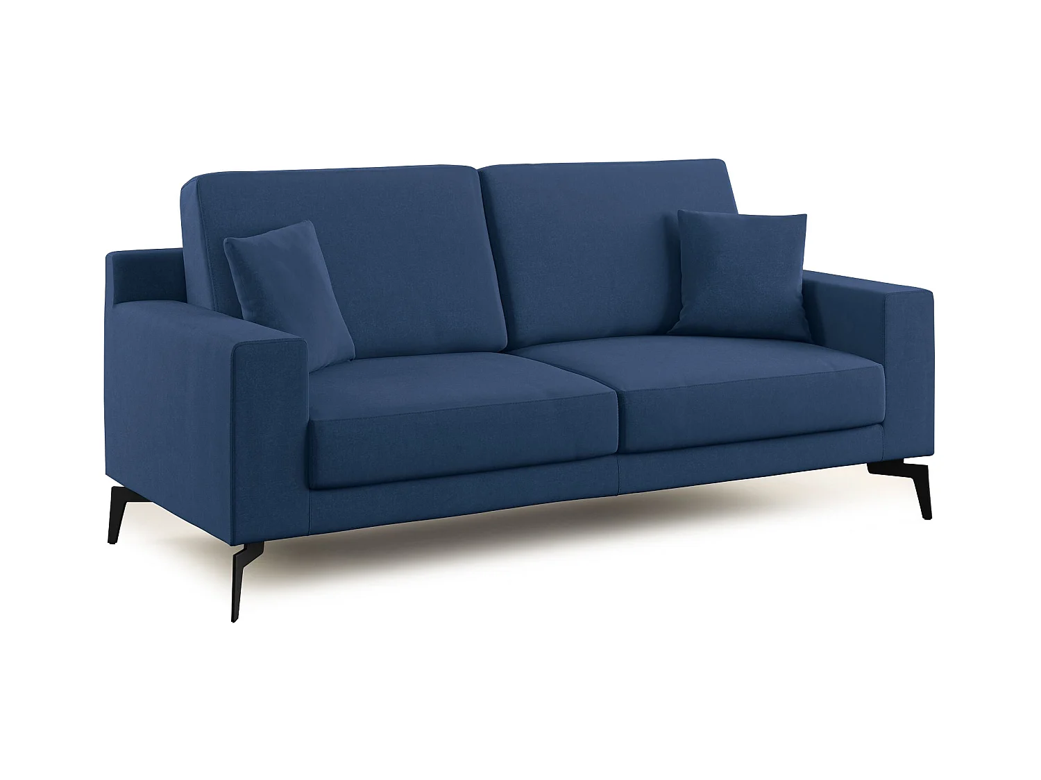 Prestige Canapé moderne en microfibre détachable T11 146 cm  bleu
