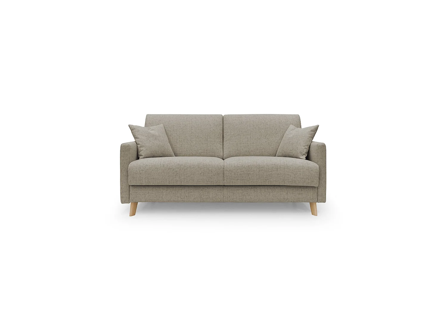 Edgar Divano letto matrimoniale in tessuto felis impermeabile T03 160 cm (mat. 120x197) marrone