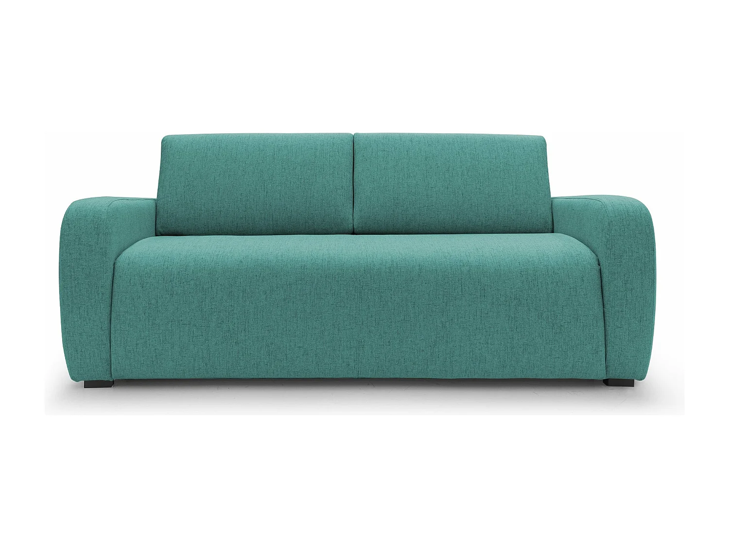 Duna Schlafsofa mit 20 cm Matratze aus wasserfestem Stoff T03 215 cm (mat. 160x197) grün