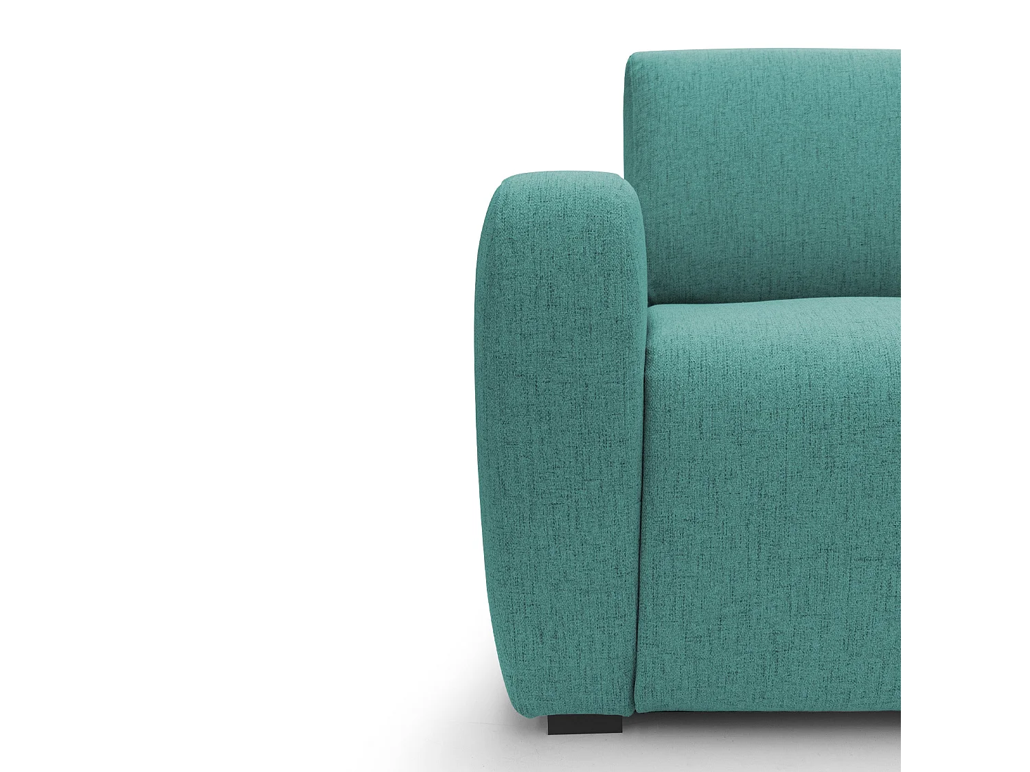 Duna Schlafsofa mit 20 cm Matratze aus wasserfestem Stoff T03 215 cm (mat. 160x197) grün