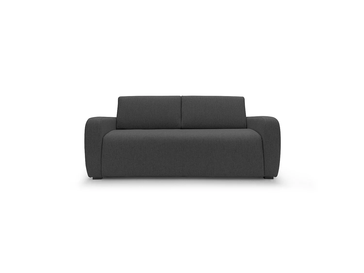 Duna Canapé lit convertible matelas 20 cm en tissu imperméable T03 195 cm (mat. 140x197) anthracite