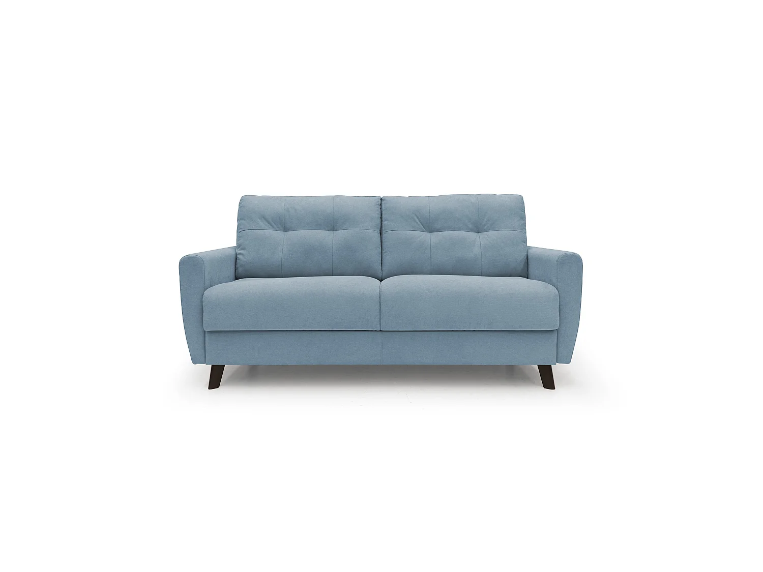 Callisto Schlafsofa aus weichem, wasserfestem Stoff T02 188 cm (mat. 140x197) baby blau