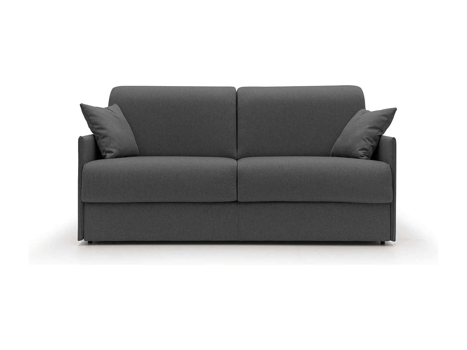 Evans Sofá cama convertible en tela impermeable 189 cm (mat. 160x197) Antracita