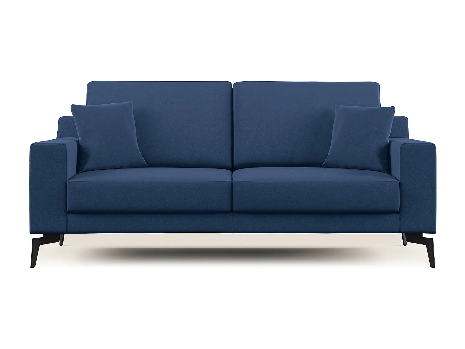 Prestige modernes Sofa aus abwaschbarer Mikrofaser T11 186 cm  blau