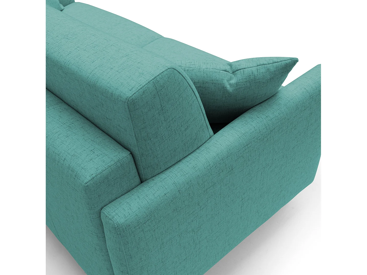 Edgar Divano letto matrimoniale in tessuto felis impermeabile T03 200 cm (mat. 160x197) verde acqua
