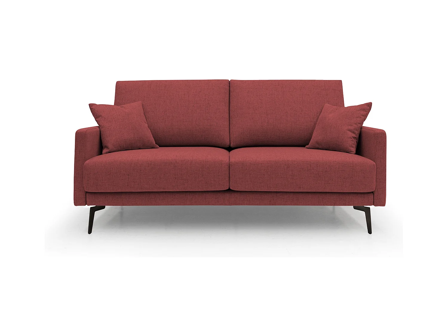 Saturno Canapé moderne en tissu doux imperméable T03 160 cm rouge
