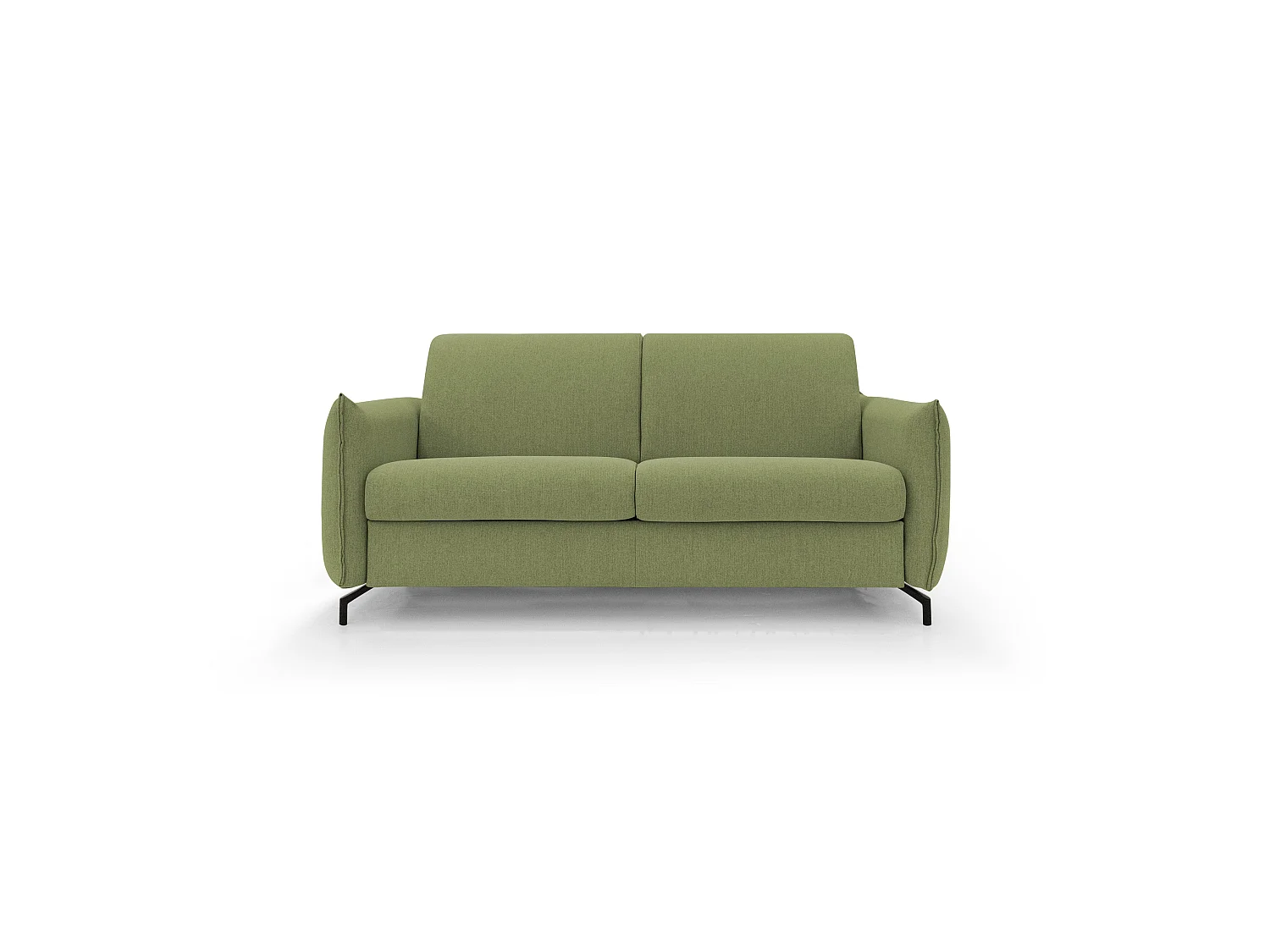 Scarlet Divano letto in tessuto misto cotone impermeabile T19 195 cm (mat.140x197) verde