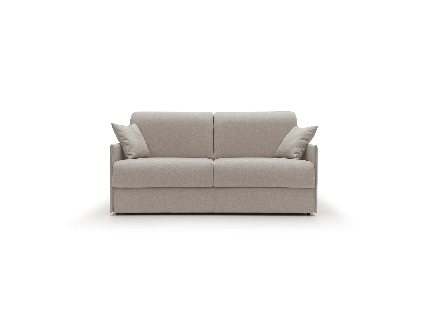 Evans Divano letto matrimoniale in tessuto impermeabile T13 189 cm (mat. 160x197) panna