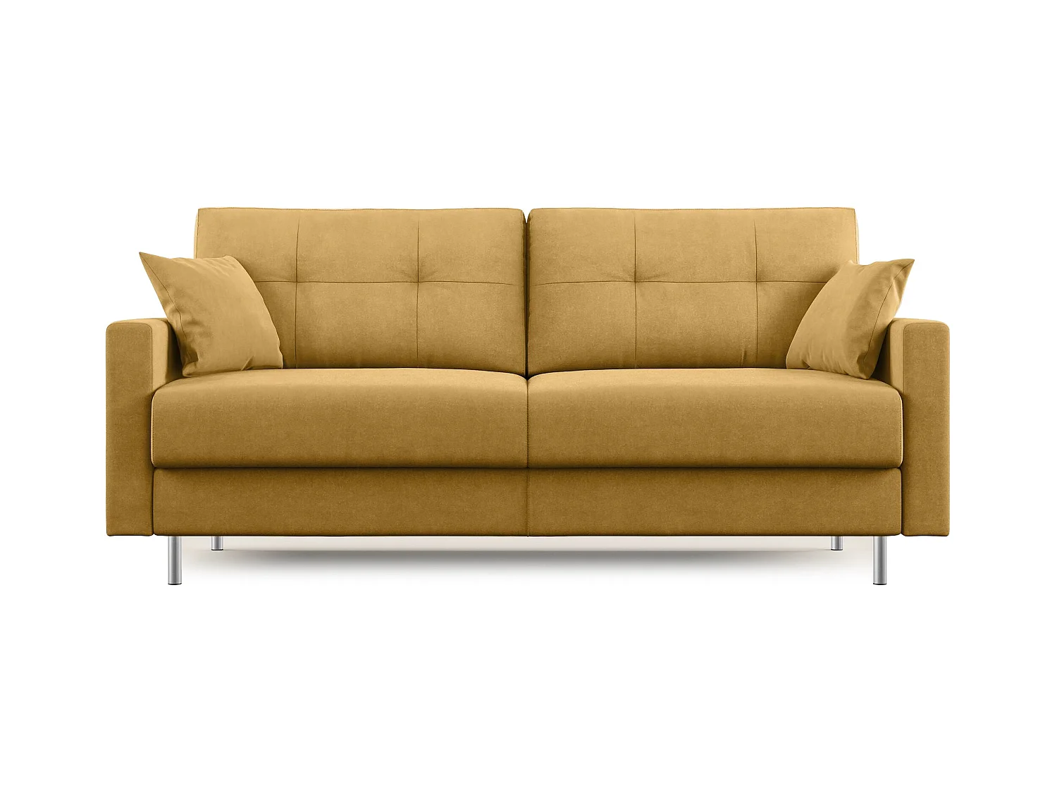 Megan Schlafsofa aus abwaschbarer Mikrofaser T11 188 cm (mat. 140x197) Gelb