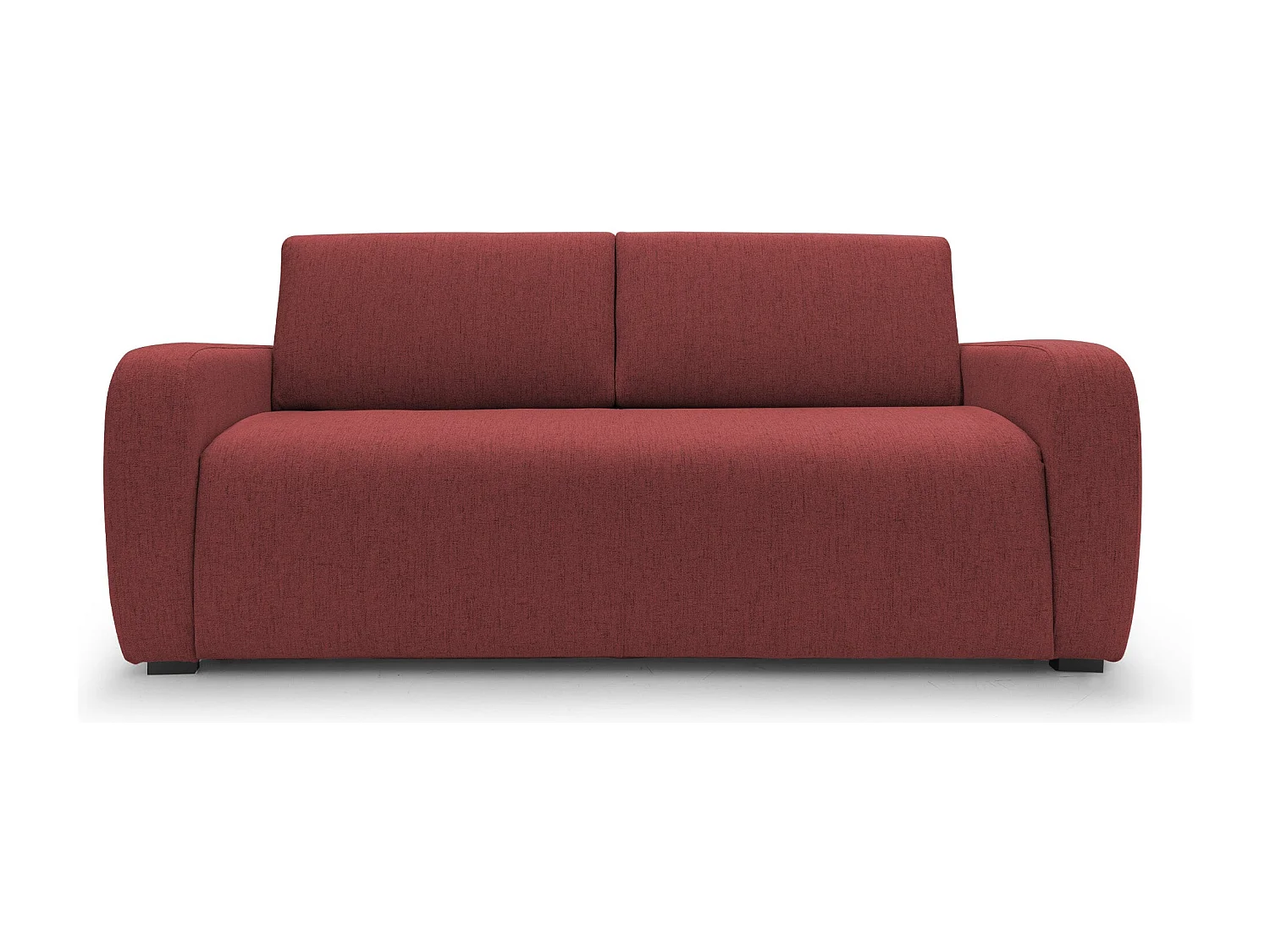 Duna Schlafsofa mit 20 cm Matratze aus wasserfestem Stoff T03 215 cm (mat. 160x197) rot