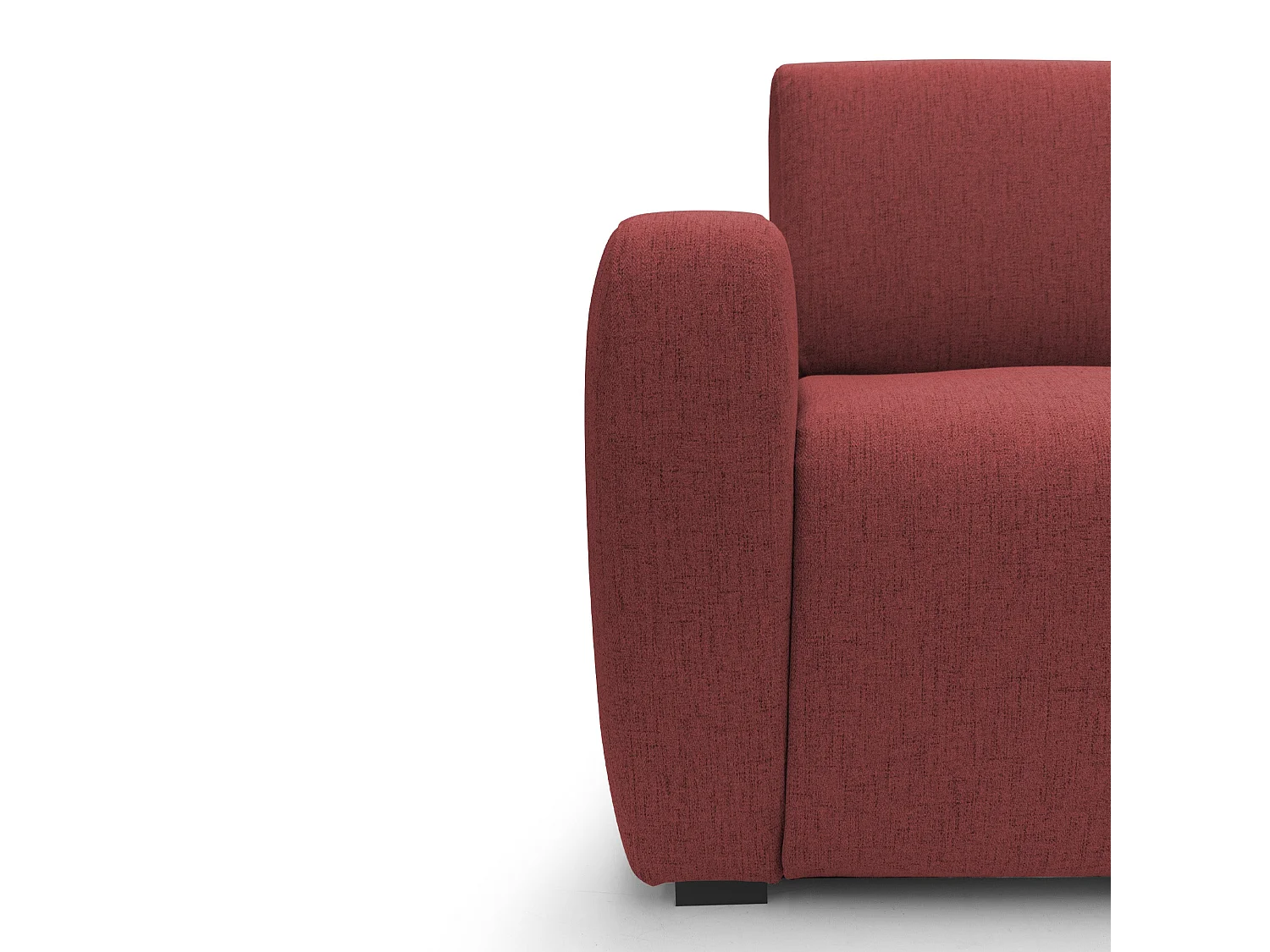 Duna Schlafsofa mit 20 cm Matratze aus wasserfestem Stoff T03 215 cm (mat. 160x197) rot