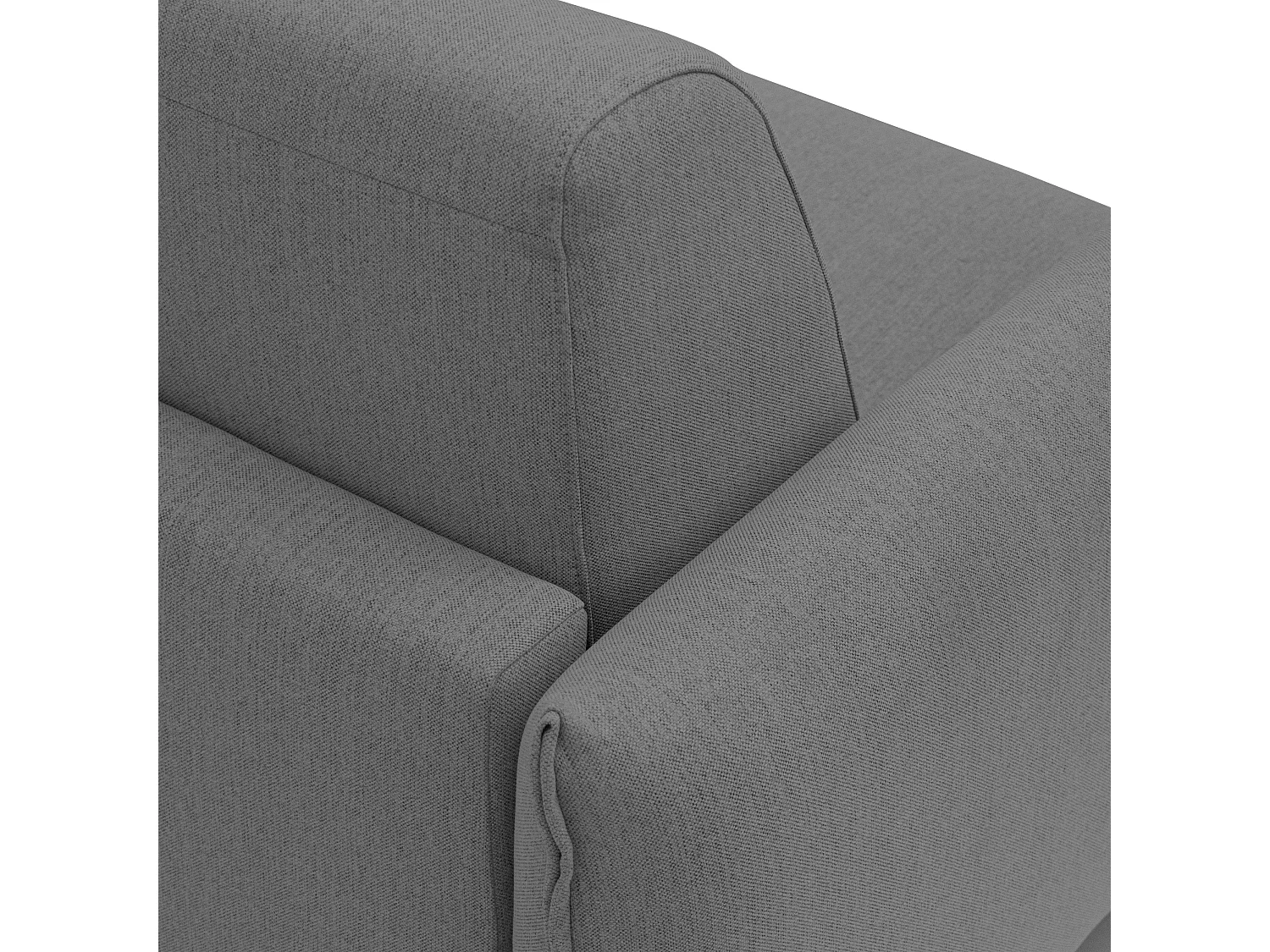 Scarlet Schlafsofa aus wasserfestem Baumwollmischgewebe T19 175 cm (mat.120x197) anthrazit