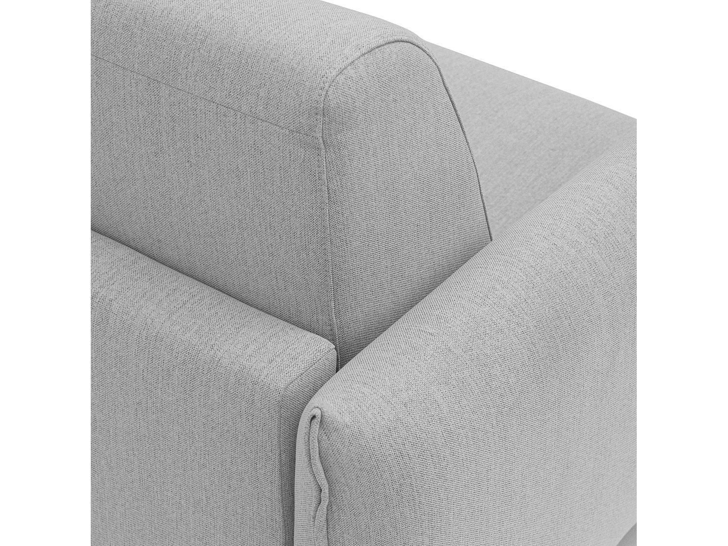 Scarlet Divano letto in tessuto misto cotone impermeabile T19 175 cm (mat.120x197) grigio