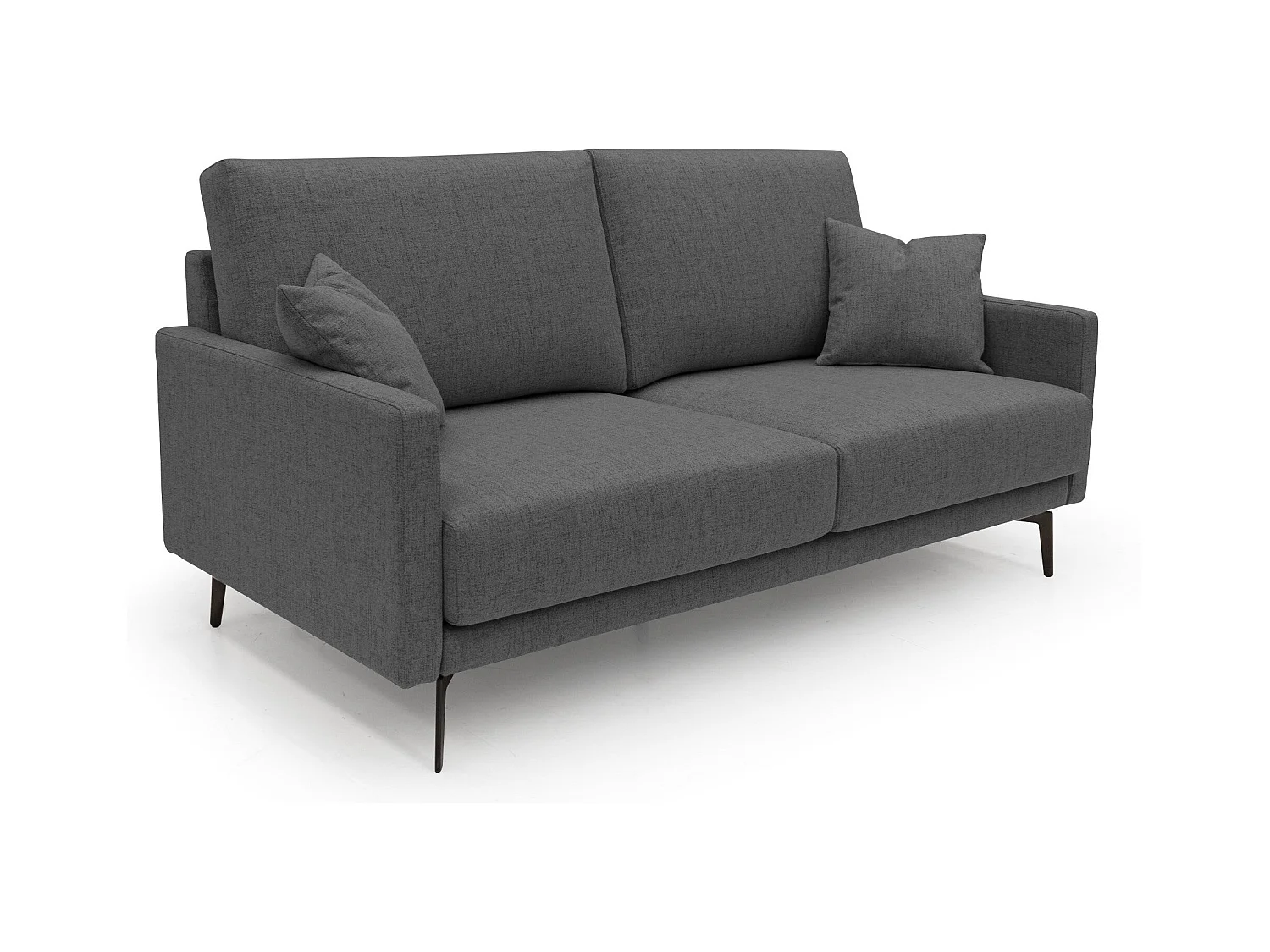 Saturno Canapé moderne en tissu doux imperméable T03 180 cm anthracite
