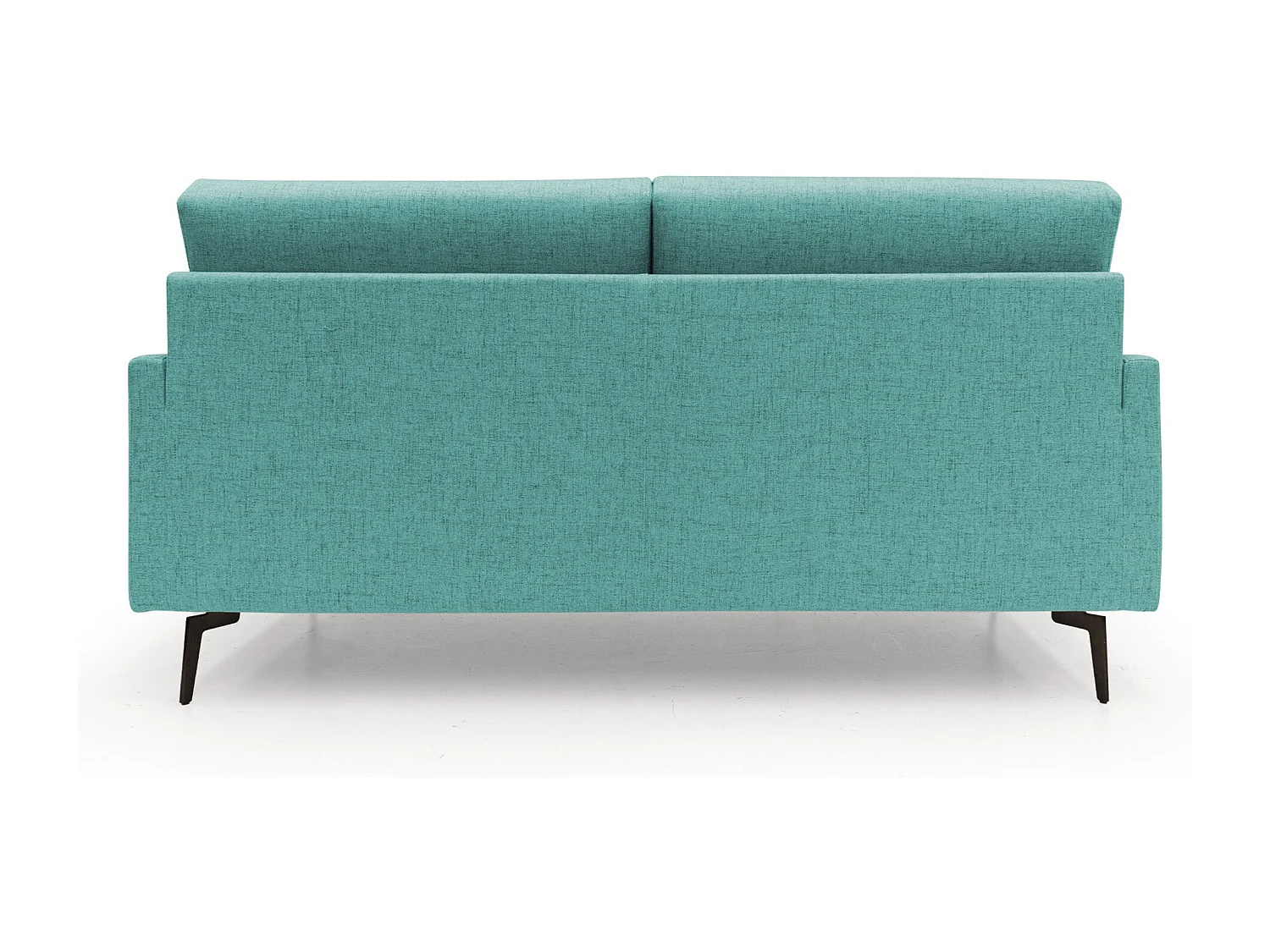 Saturno modernes Sofa aus weichem wasserfestem Stoff T03 140 cm aquamarin