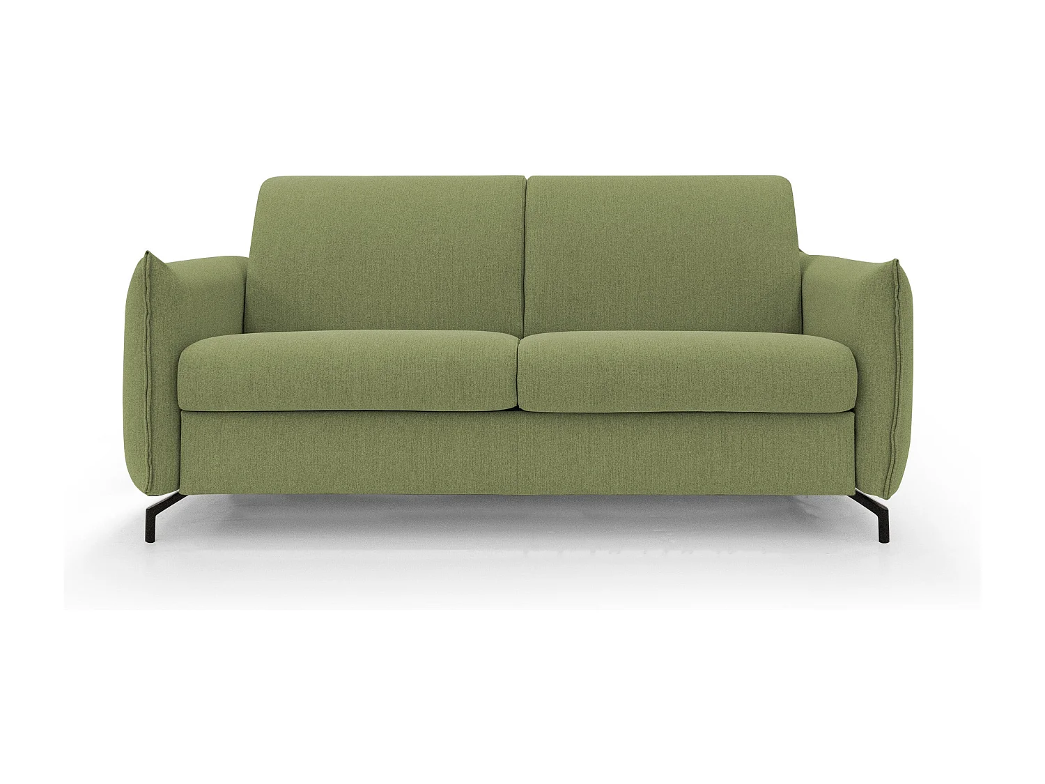 Scarlet Divano letto in tessuto misto cotone impermeabile T19 175 cm (mat.120x197) verde
