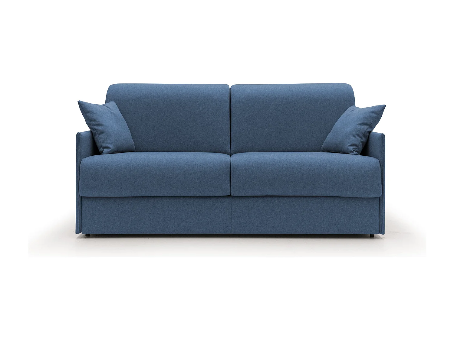 Evans Schlafsofa aus wasserfestem Stoff T13 189 cm (mat. 160x197)  blau