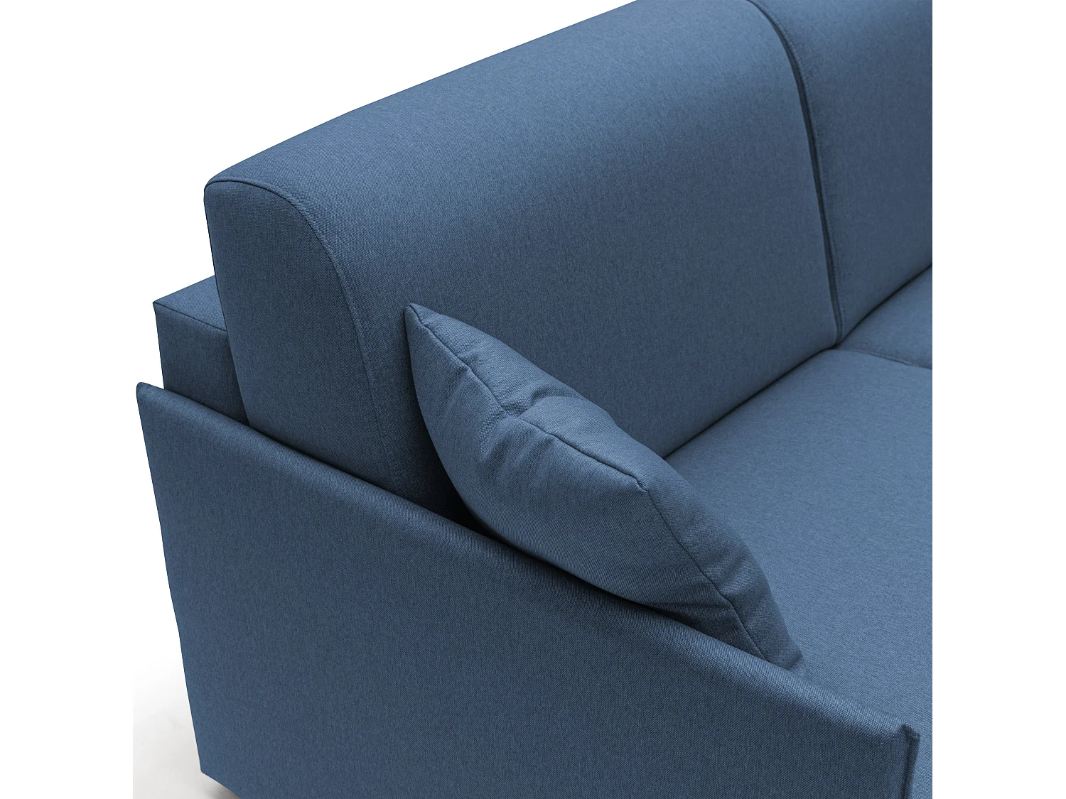 Evans Sofá cama convertible en tela impermeable 189 cm (mat. 160x197) Azul