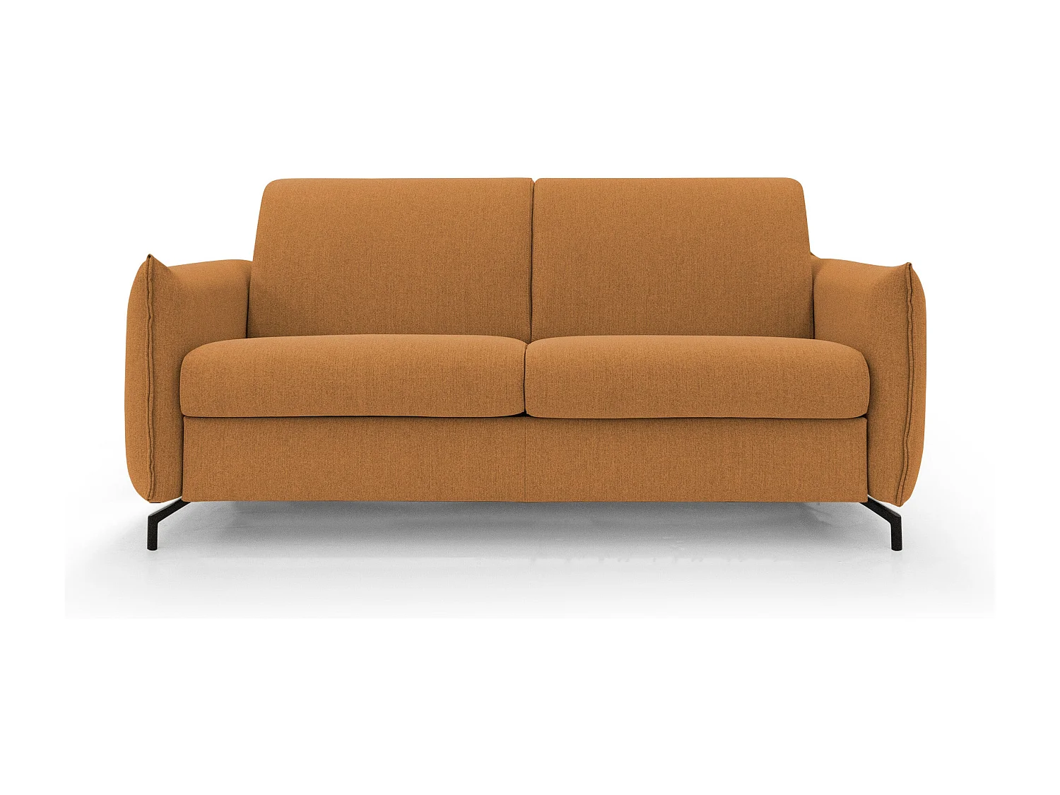 Scarlet Divano letto in tessuto misto cotone impermeabile T19 195 cm (mat.140x197) arancio
