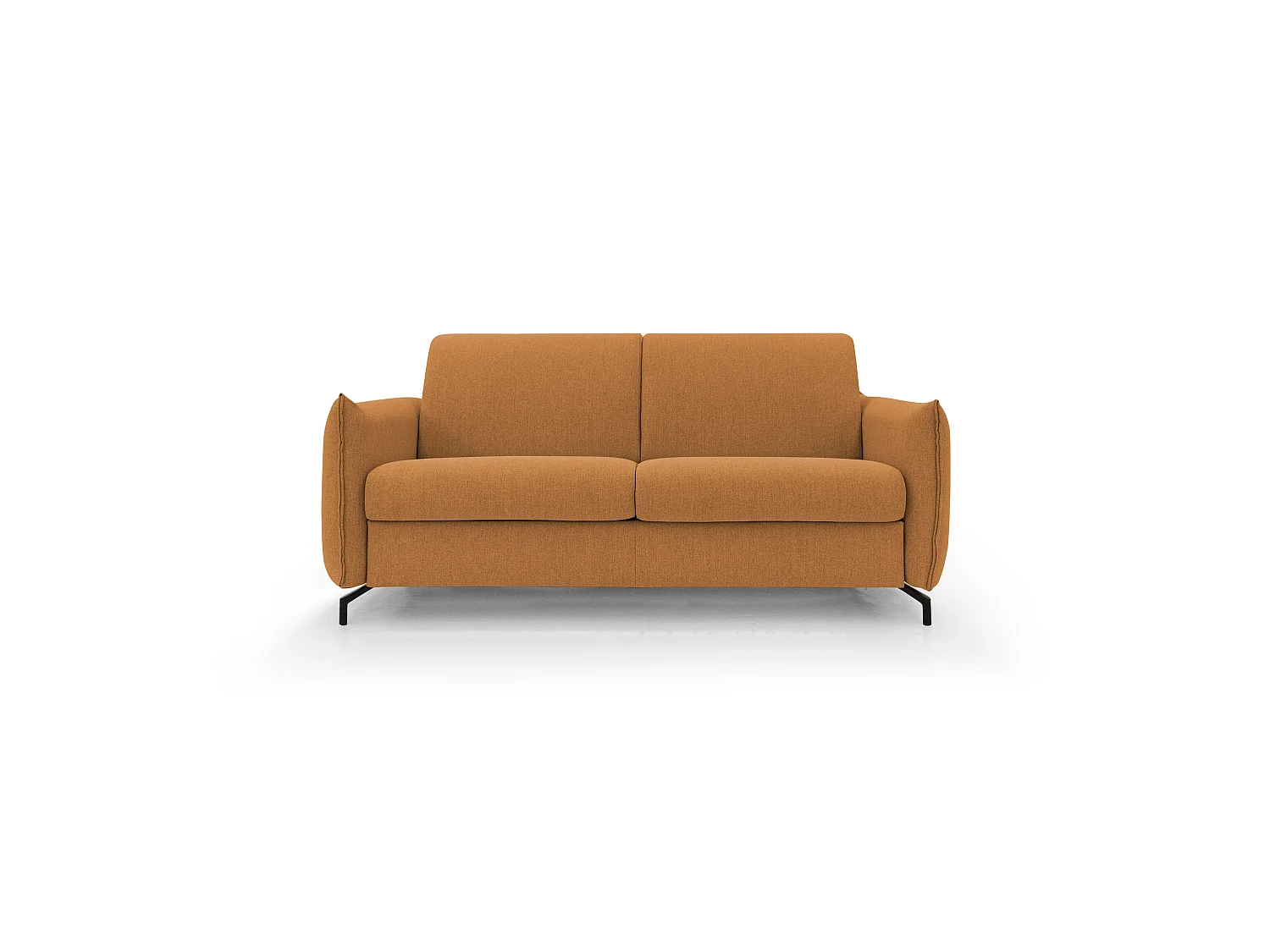 Scarlet Schlafsofa aus wasserfestem Baumwollmischgewebe T19 195 cm (mat.140x197) orange