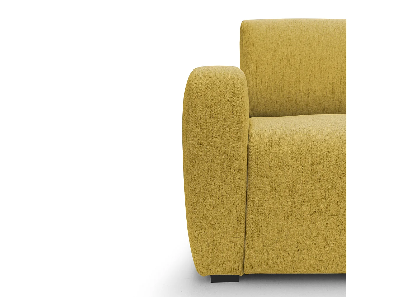 Duna Schlafsofa mit 20 cm Matratze aus wasserfestem Stoff T03 195 cm (mat. 140x197) gelb