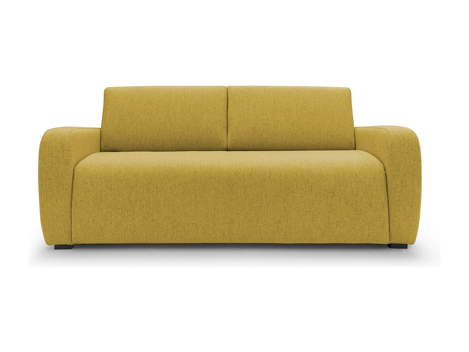 Duna Divano letto matrimoniale con materasso 20 cm in tessuto impermeabile T03 195 cm (mat. 140x197) giallo