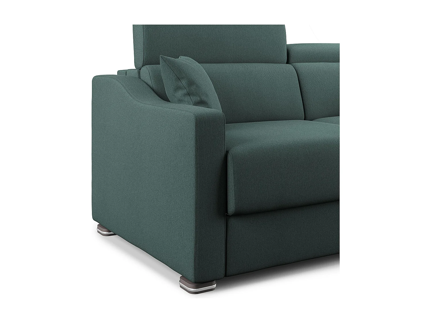 Amber Schlafsofa aus schmutzabweisendem Stoff T05 191 cm (mat. 140x197)  grün