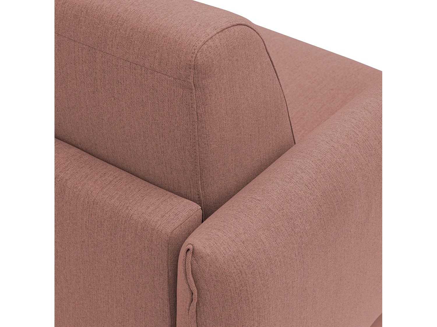 Scarlet Schlafsofa aus wasserfestem Baumwollmischgewebe T19 215 cm (mat.160x197) lachs