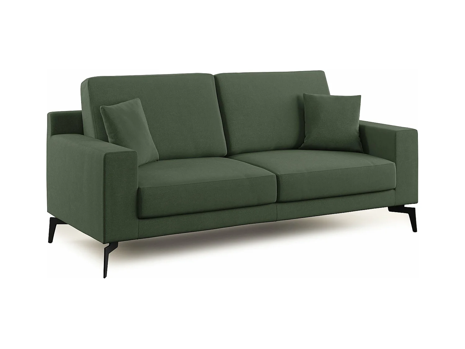 Prestige Canapé moderne en microfibre détachable T11 146 cm  vert