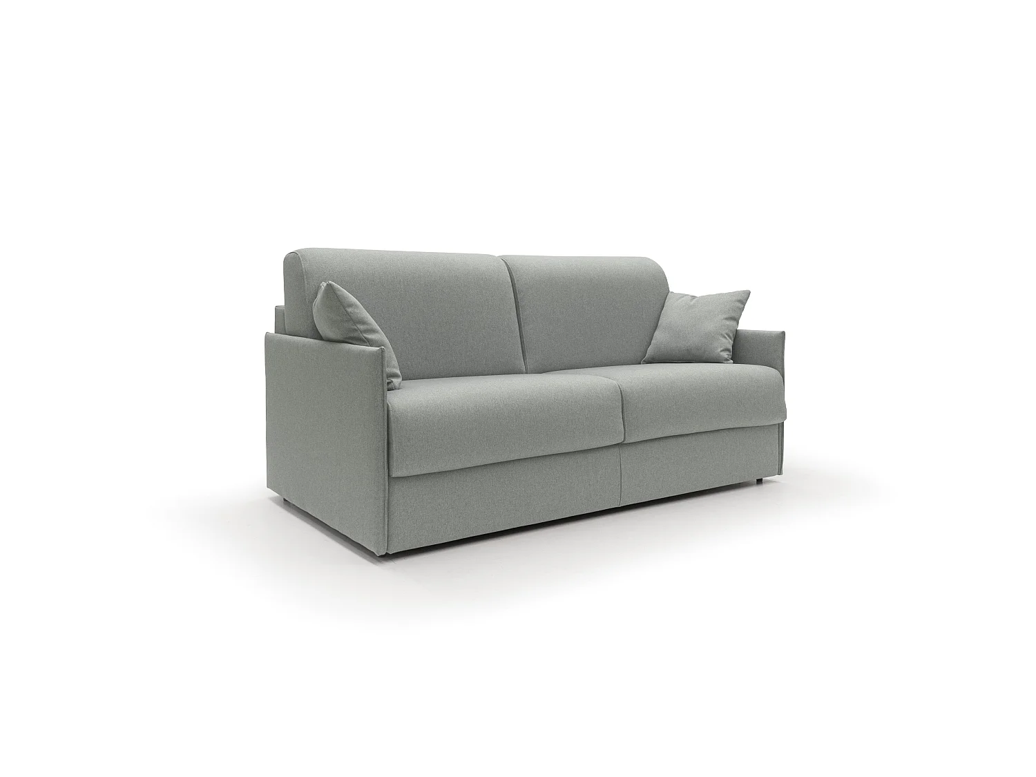 Evans Schlafsofa aus wasserfestem Stoff T13 149 cm (mat. 120x197)  grau
