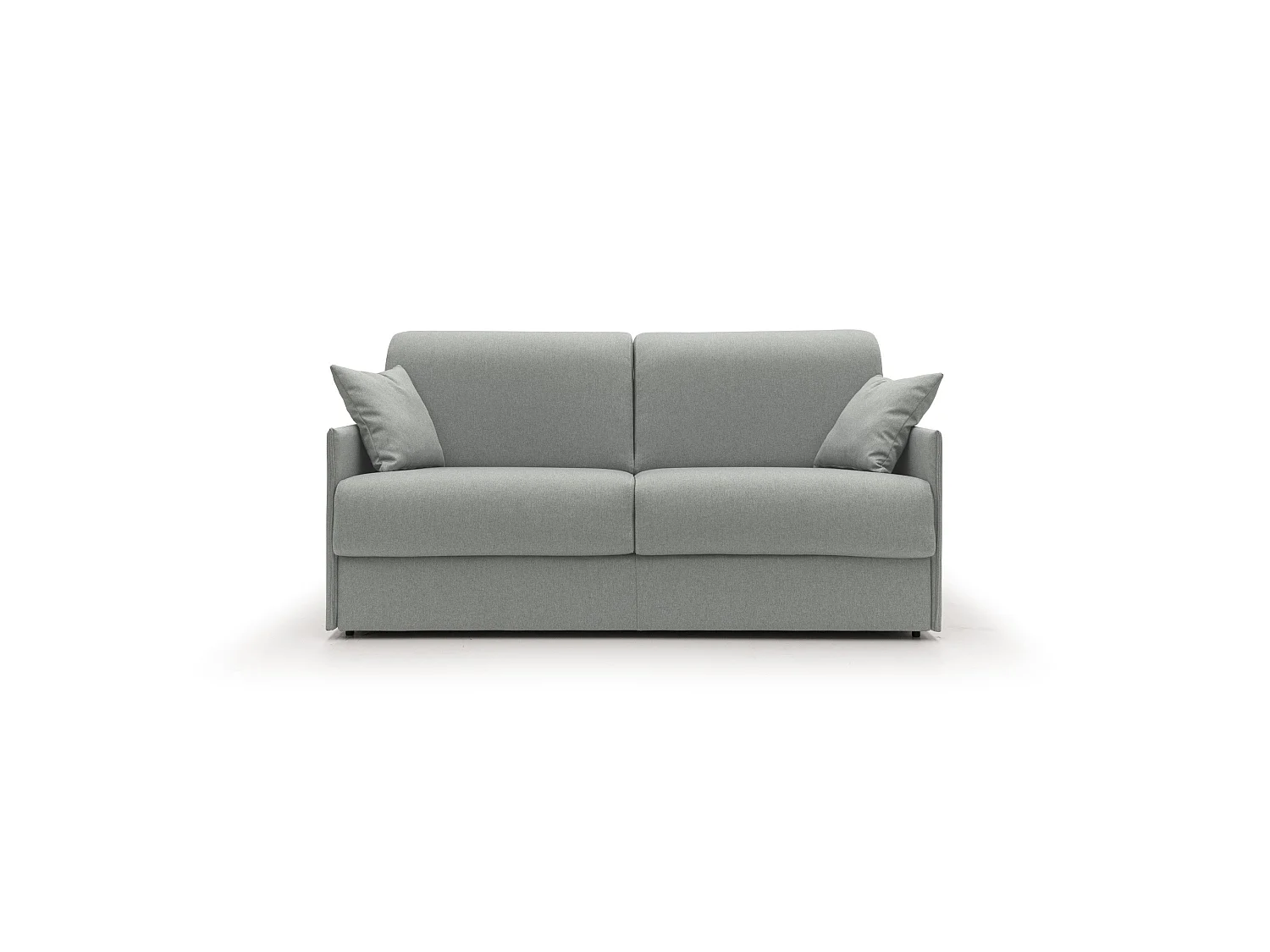 Evans Schlafsofa aus wasserfestem Stoff T13 149 cm (mat. 120x197)  grau