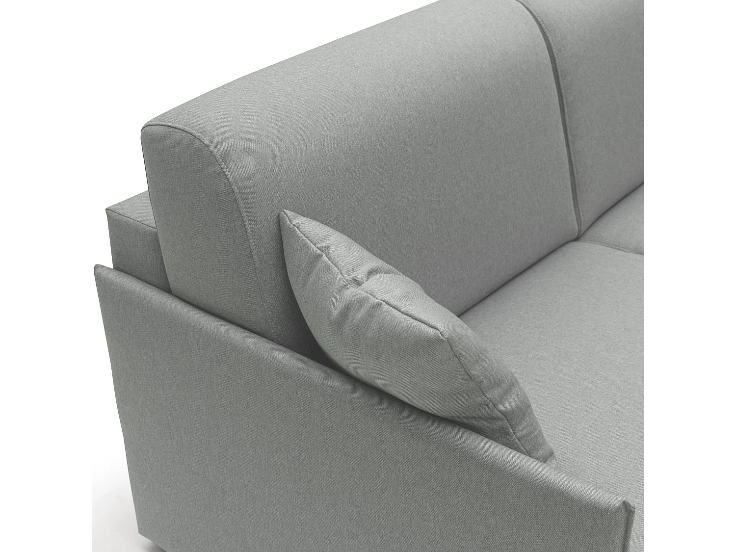 Evans Schlafsofa aus wasserfestem Stoff T13 149 cm (mat. 120x197)  grau