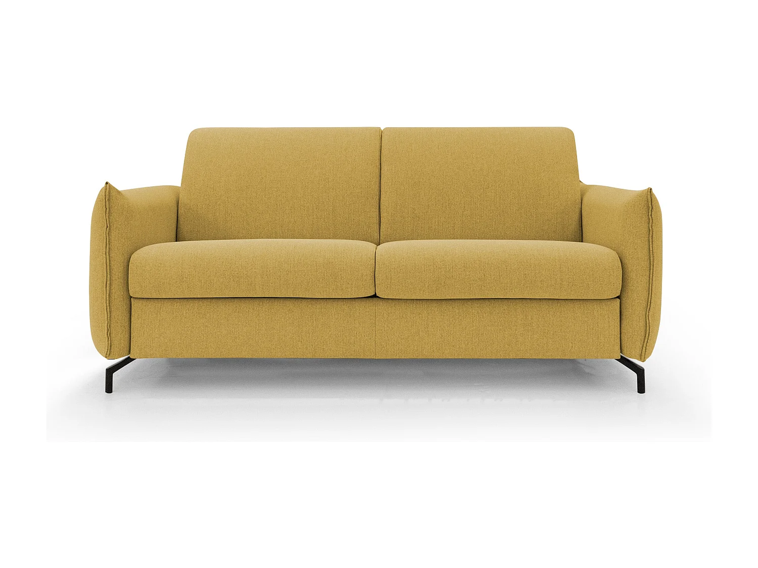 Scarlet Schlafsofa aus wasserfestem Baumwollmischgewebe T19 215 cm (mat.160x197) gelb