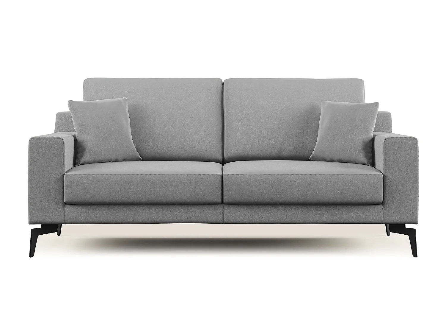 Prestige modernes Sofa aus abwaschbarer Mikrofaser T11 206 cm  grau