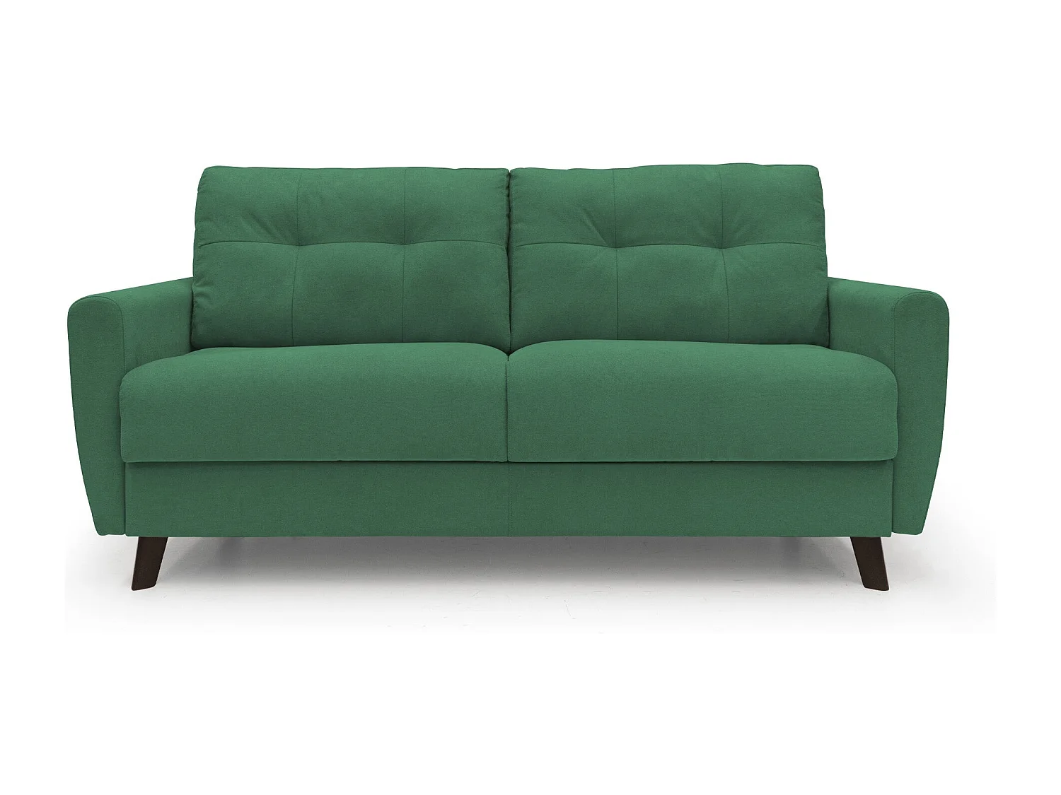 Callisto Sofá cama convertible de tela suave e impermeable 188 cm (mat. 140x197) Verde