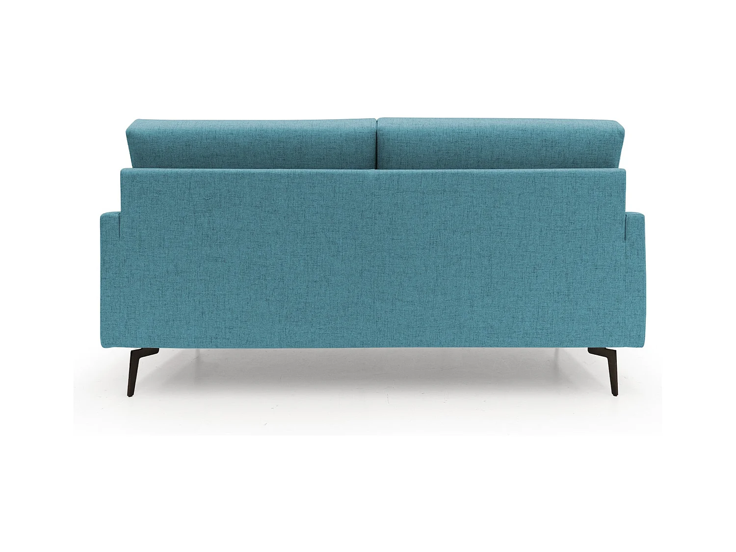 Saturno Sofá moderno en tela suave e impermeable 160 cm Azul Claro