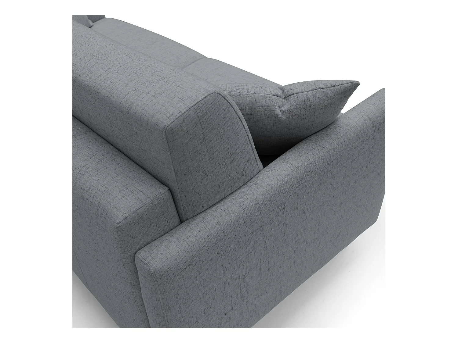 Edgar Sofá cama convertible en tela FELIS impermeable 200 cm (mat. 160x197) Gris