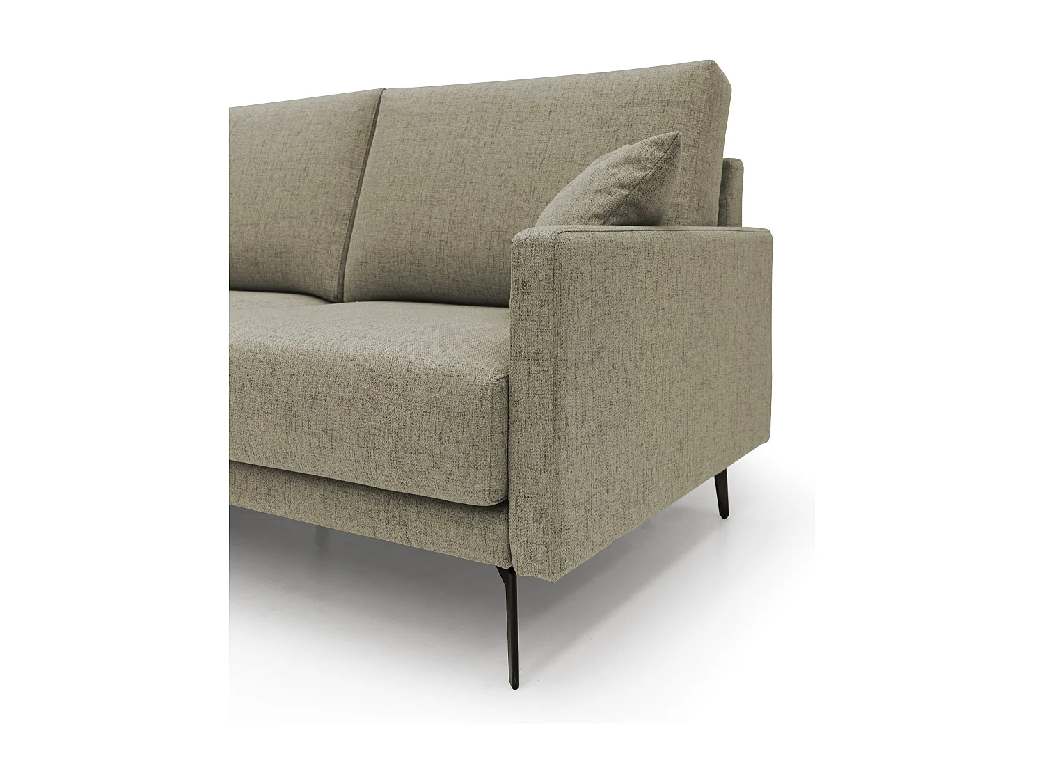 Saturno modernes Sofa aus weichem wasserfestem Stoff T03 160 cm braun