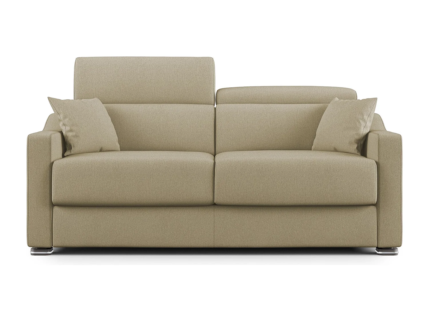 Amber Sofá cama convertible con tela desmontable 171 cm (mat. 120x197) Camel